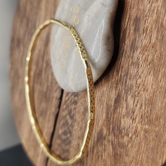 B3104 geometric spike unique bracelet slider - Picture 1 of 2